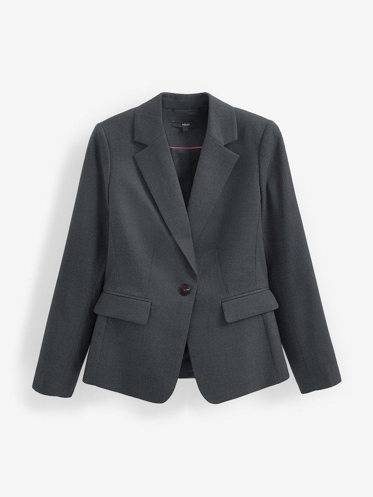 Grau - Einreihiger Tailored-Blazer - Bild 6 von 6
