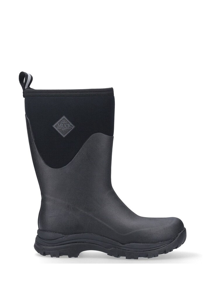 Muck Boots Black Arctic Outpost Mid Wellies - Image 1 of 5
