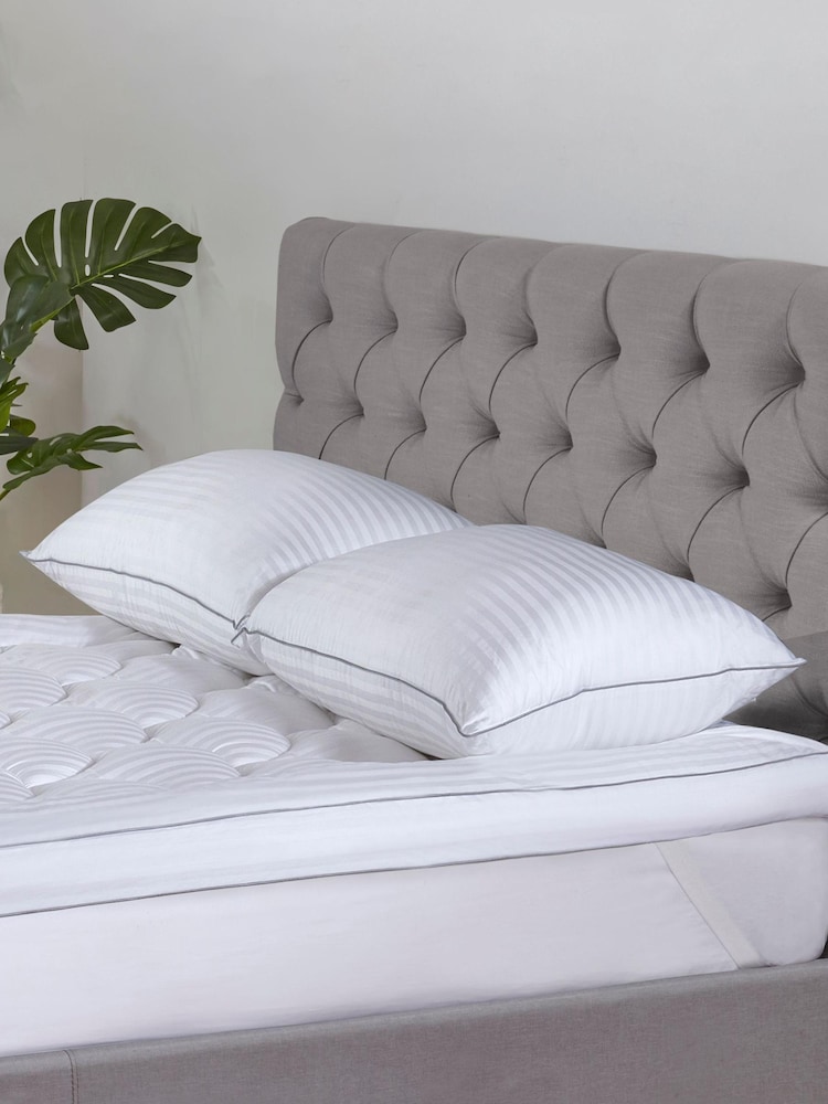 BHS White Australian Wool Mattress Topper - Image 1 of 4