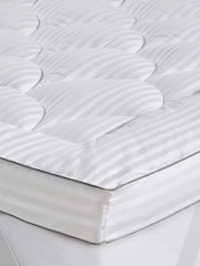 BHS White Australian Wool Mattress Topper - Image 3 of 4