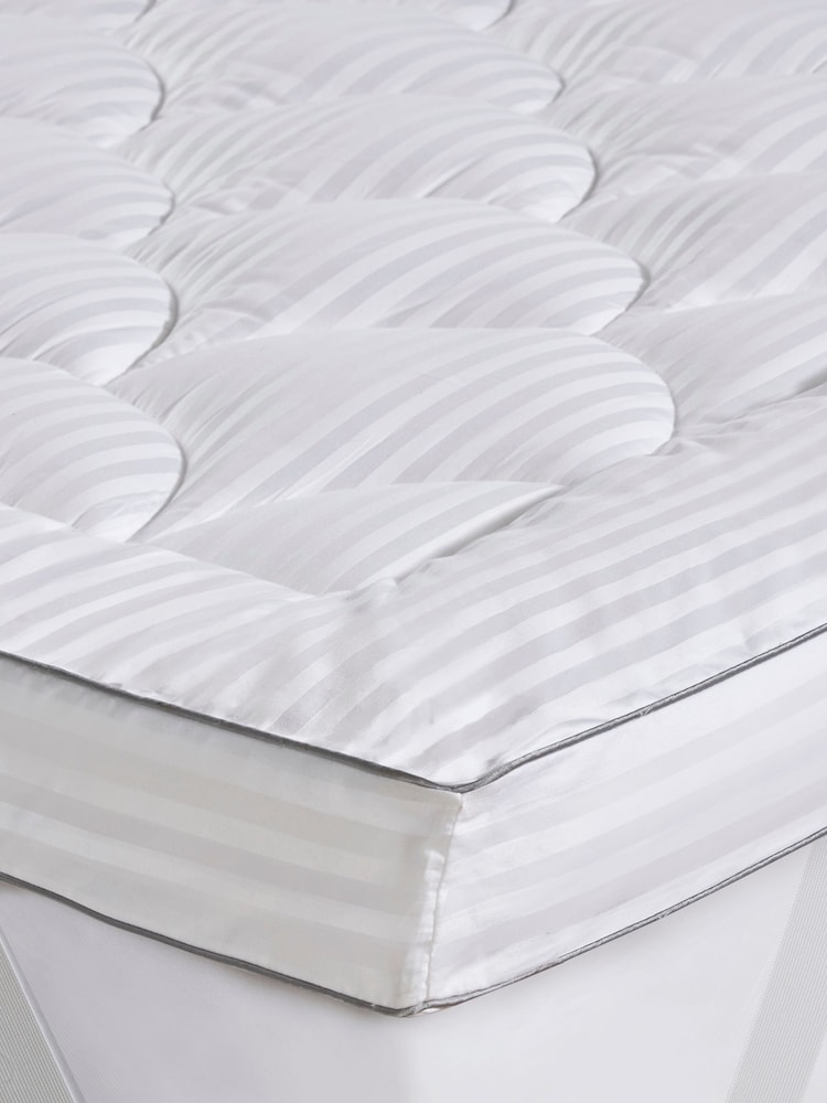 BHS White Australian Wool Mattress Topper - Image 2 of 4 BHS White Australian Wool Mattress Topper - Image 2 of 4