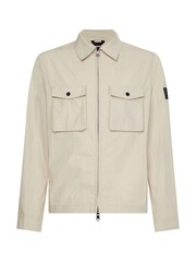 Calvin Klein Stony Beige Recycled Light Shacket - Image 3 of 4