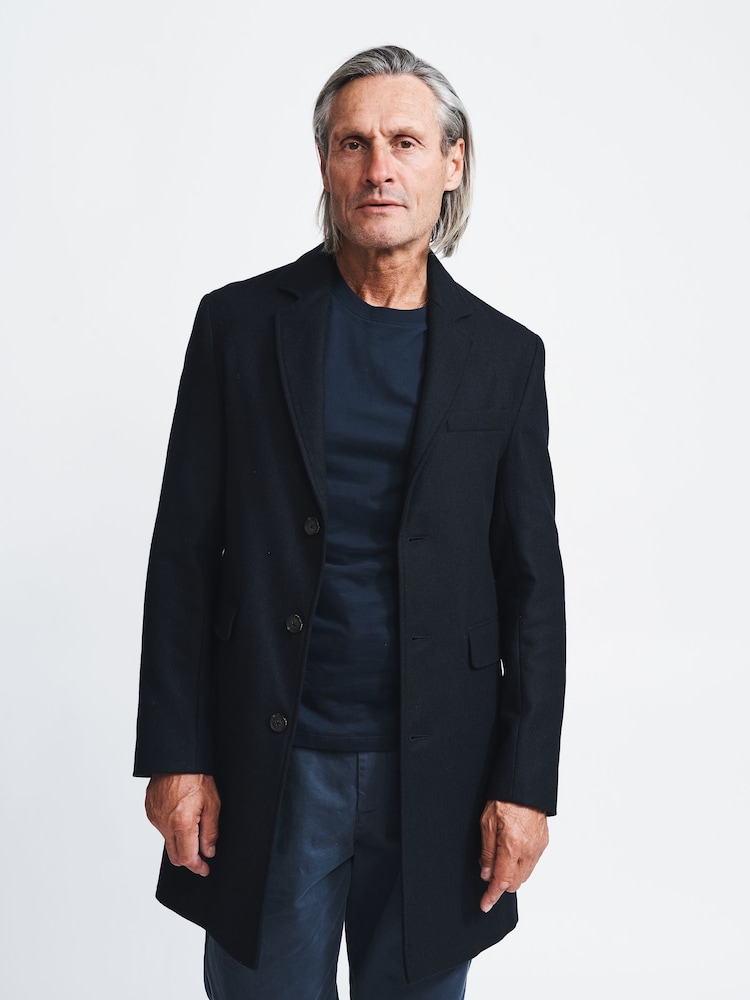 Aubin Ramsden Wool Overcoat - Image 1 of 6 Aubin Ramsden Wool Overcoat - Image 1 of 6