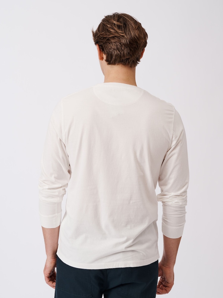 Aubin Buttermere Cotton Long Sleeve T-Shirt - Image 2 of 5