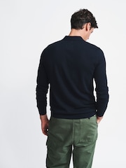 Aubin Thorne Knitted Polo Shirt - Image 2 of 6