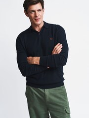 Aubin Thorne Knitted Polo Shirt - Image 4 of 6