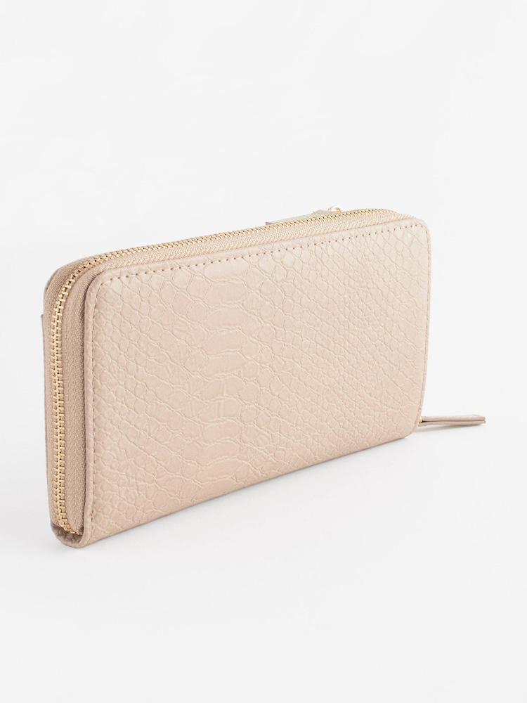 Nude Large Purse With Pull-Out Zip Coin Purse - Image 2 of 6