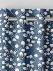 Blue Walsh Made To Measure 100% Cotton Curtains - Image 7 of 9