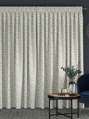 Seafoam Blue Walsh Made To Measure 100% Cotton Curtains - Image 2 of 9