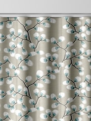 Seafoam Blue Walsh Made To Measure 100% Cotton Curtains - Image 8 of 9
