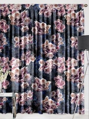 Amethyst Purple Pillar Velvet Made To Measure Curtains - Image 2 of 9