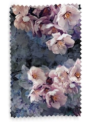 Amethyst Purple Pillar Velvet Made To Measure Curtains - Image 9 of 9