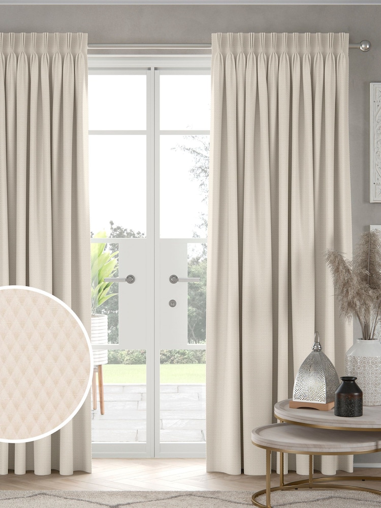 Champagne Cream Holli Made To Measure Curtains - Image 1 of 9