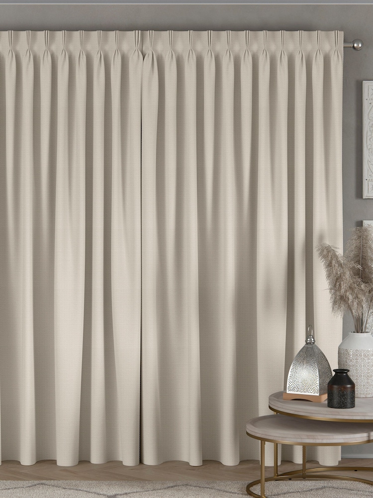 Champagne Cream Holli Made To Measure Curtains - Image 2 of 9
