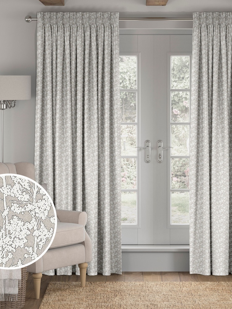 Fawn Natural Juno Made To Measure Curtains - Image 1 of 9