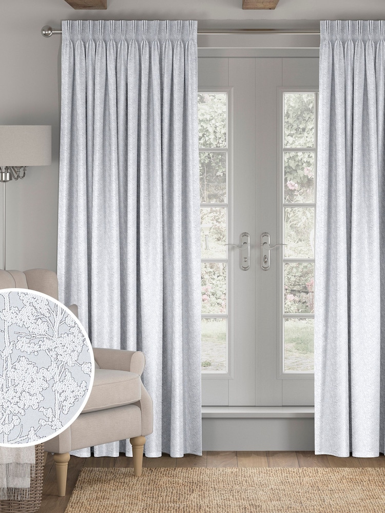 Silver Juno Made To Measure Curtains - Image 1 of 9