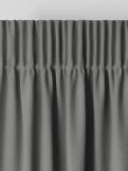 Smoke Grey Montero Velvet Made To Measure Curtains - Image 6 of 9