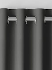 Smoke Grey Montero Velvet Made To Measure Curtains - Image 7 of 9