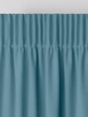 Spa Blue Montero Velvet Made To Measure Curtains - Image 6 of 9