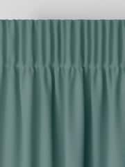 Teal Blue Montero Velvet Made To Measure Curtains - Image 6 of 9