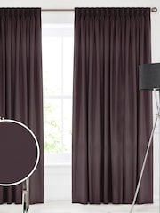 Purple Thistle Montero Velvet Made To Measure Curtains - Image 1 of 9