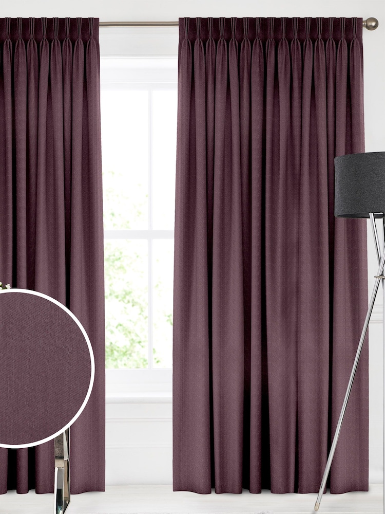 Grape Purple Trella Made To Measure Curtains - Image 1 of 9