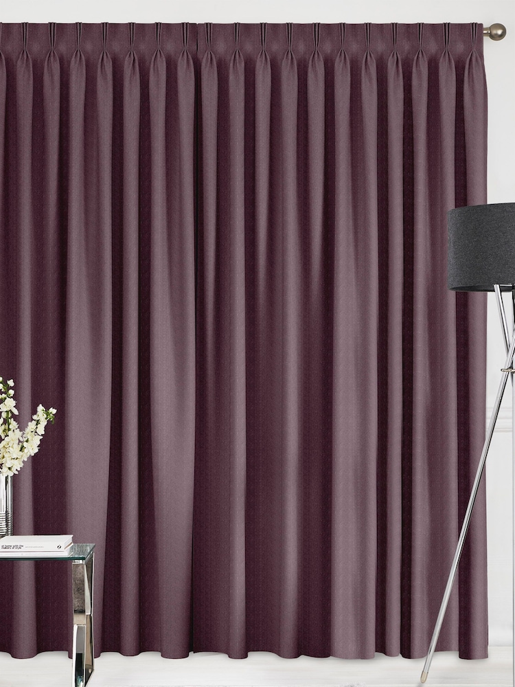 Grape Purple Trella Made To Measure Curtains - Image 2 of 9