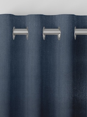 Denim Blue Trella Made To Measure Curtains - Image 7 of 9