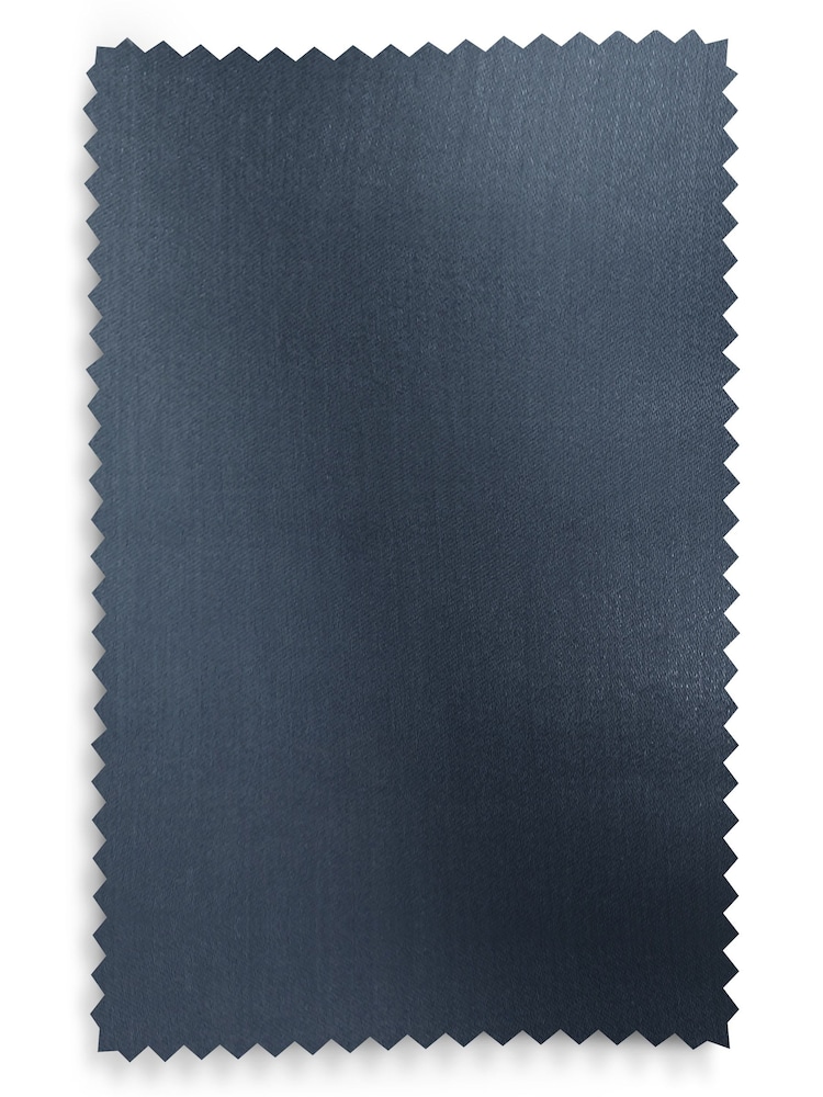 Denim Blue Trella Made To Measure Curtains - Image 9 of 9
