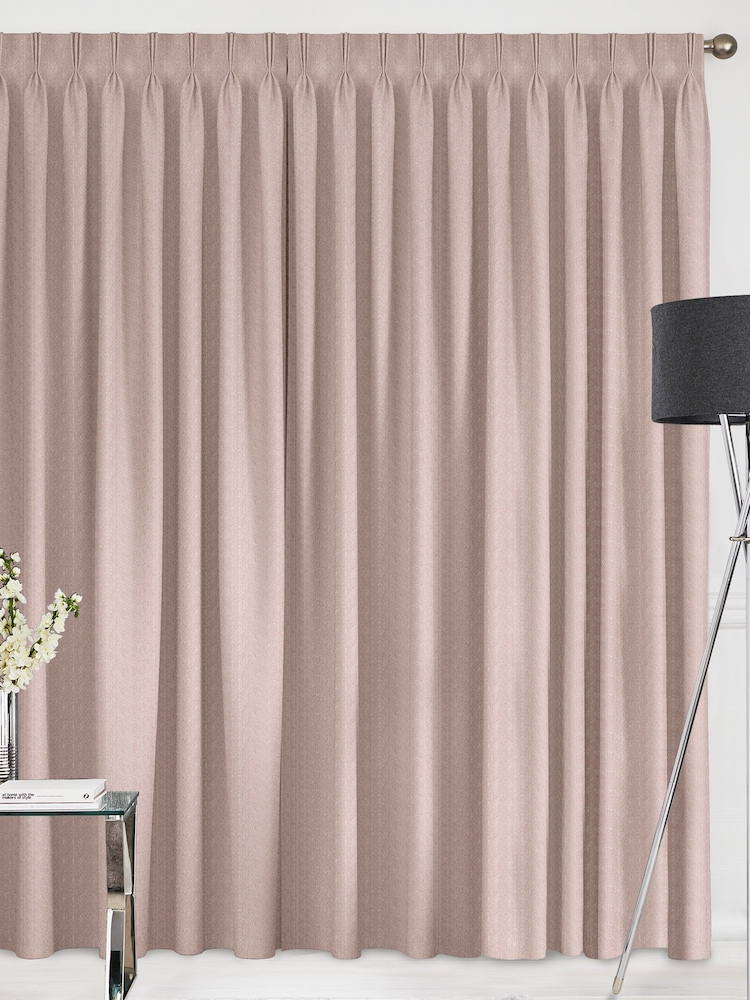 Vintage Pink Trella Made To Measure Curtains - Image 2 of 9