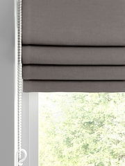 Natural Dove Montero Velvet Made To Measure Roman Blinds - Image 2 of 6