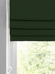 Forest Green Montero Velvet Made To Measure Roman Blinds - Image 2 of 6