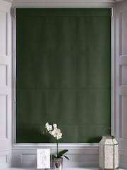 Forest Green Montero Velvet Made To Measure Roman Blinds - Image 5 of 6
