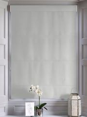 Platinum Grey Montero Velvet Made To Measure Roman Blinds - Image 5 of 6