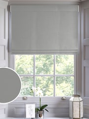 Silver Montero Velvet Made To Measure Roman Blind - Image 1 of 6