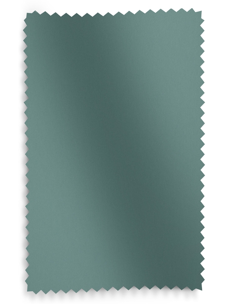 Teal Blue Montero Velvet Made To Measure Roman Blind - Image 6 of 6