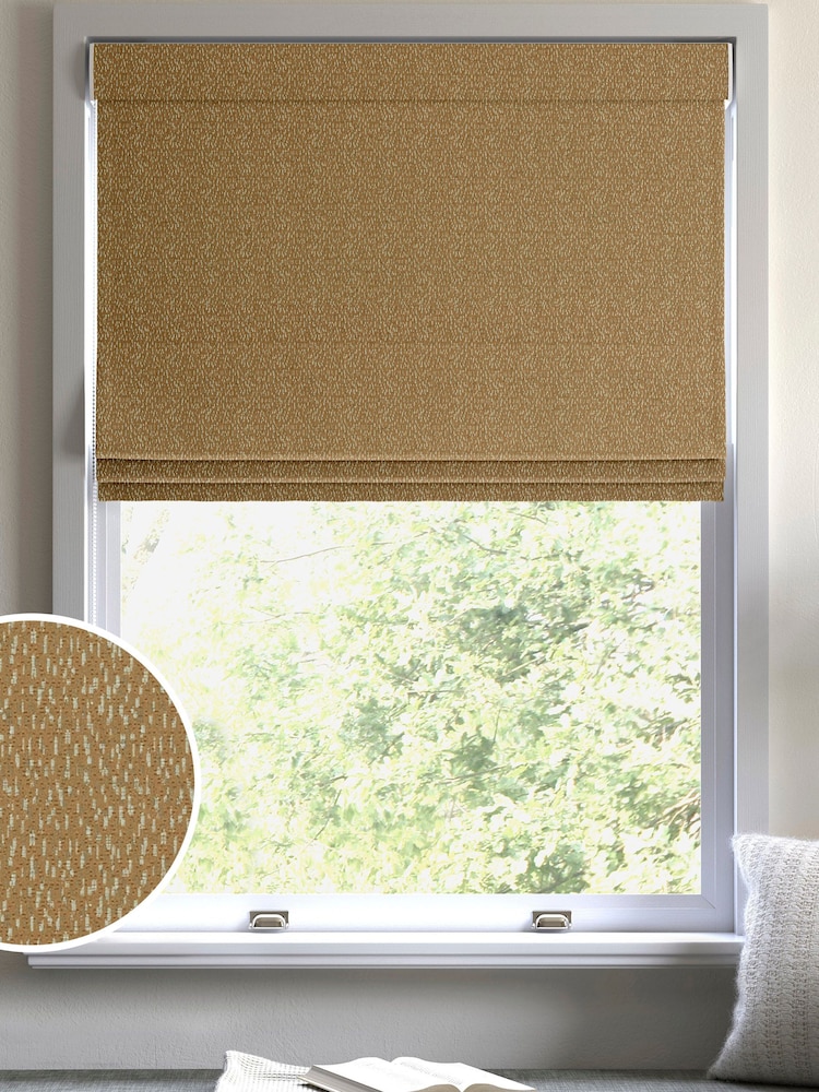Bronze Wheeler Made To Measure Roman Blind - Image 1 of 6