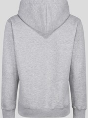 Alpha Industries Grey 100% Cotton Basic Small Logo Heather Hoodie - Image 5 of 7