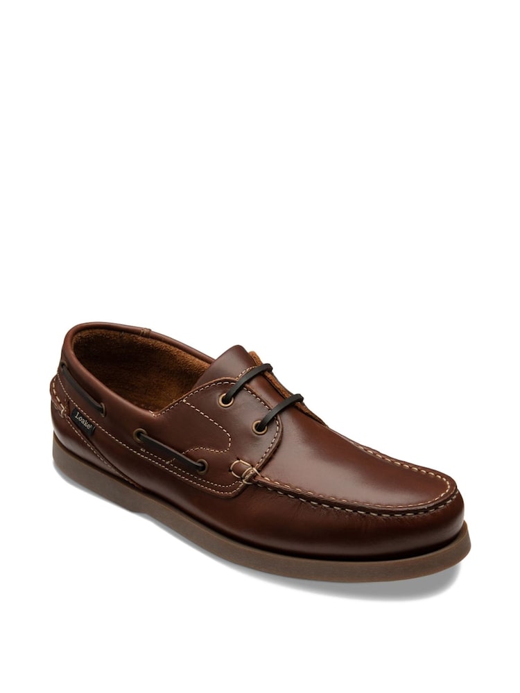 Loake Lymington Eyelet Boat Shoes - Image 3 of 4