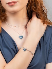 Radley Silver Plated Heart Charm Slider Bracelet - Image 2 of 4