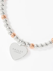 Radley Silver Plated Heart Charm Slider Bracelet - Image 3 of 4