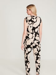 M&Co Black Paisley Print Jumpsuit - Image 5 of 6