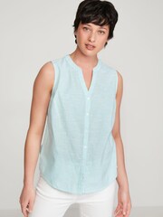 M&Co Green Petite Stripe Shirt - Image 1 of 5