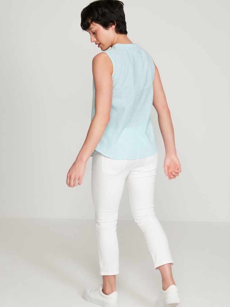 M&Co Green Petite Stripe Shirt - Image 2 of 5