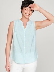 M&Co Green Petite Stripe Shirt - Image 3 of 5