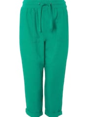 M&Co Green Petite Cropped Linen Trousers - Image 5 of 5