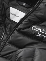 Calvin Klein Jeans Boys Black Down Logo Jacket - Image 7 of 7
