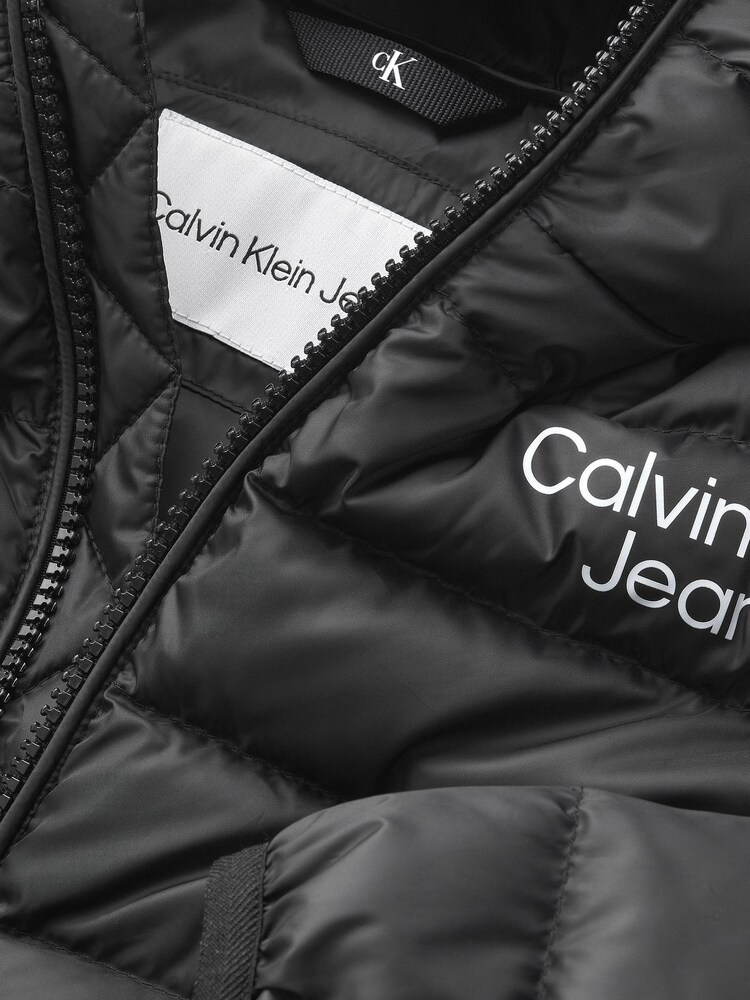 Calvin Klein Jeans Boys Black Down Logo Jacket - Image 7 of 7