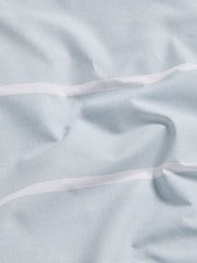 2 Pack Blue Stripe Reversible Duvet Cover and Pillowcase Set - Image 6 of 9