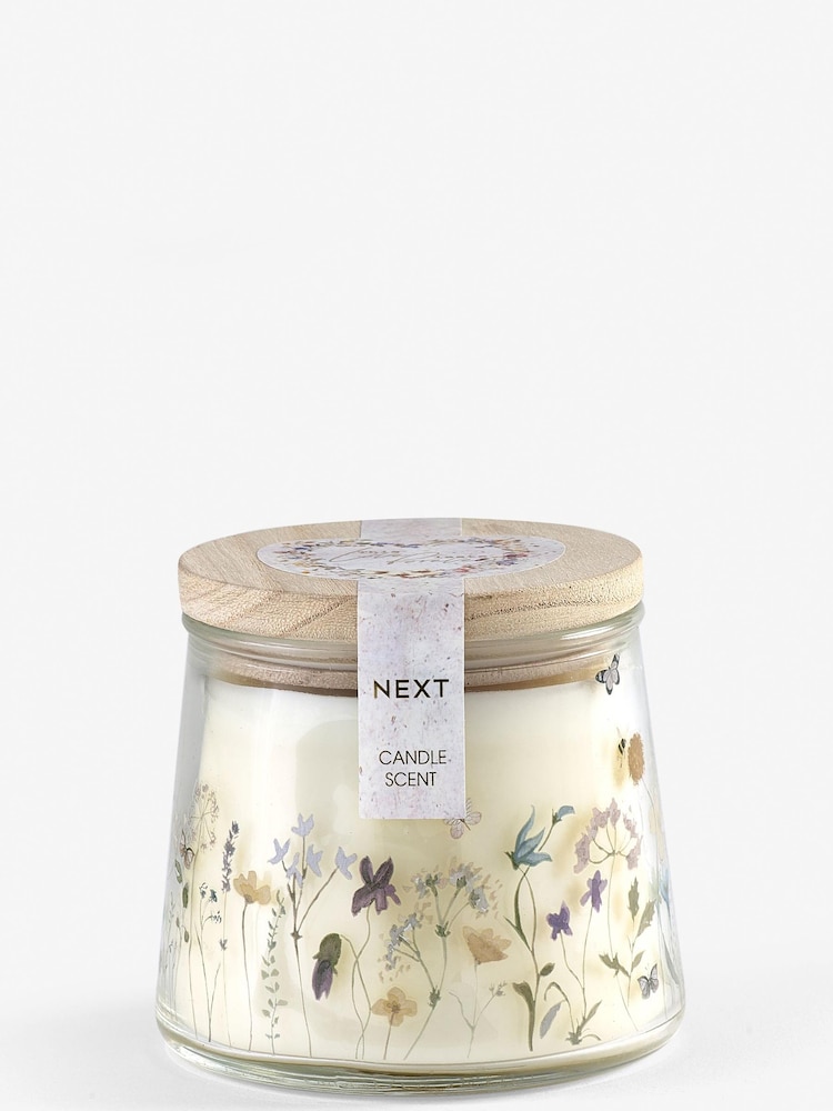 Lilac Purple Floral Peach and Peony Blossom Candle - Image 4 of 4 Lilac Purple Floral Peach and Peony Blossom Candle - Image 4 of 4